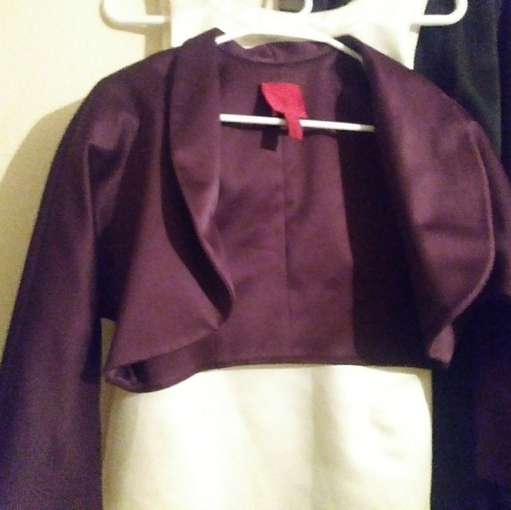 Plum bridal Jacket